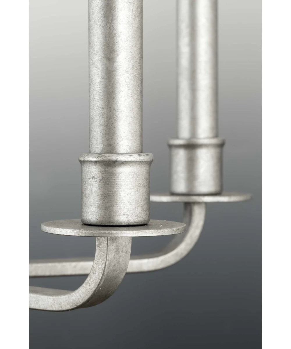 Turnbury 6-Light Coastal Chandelier Light Galvanized Finish - Image 7