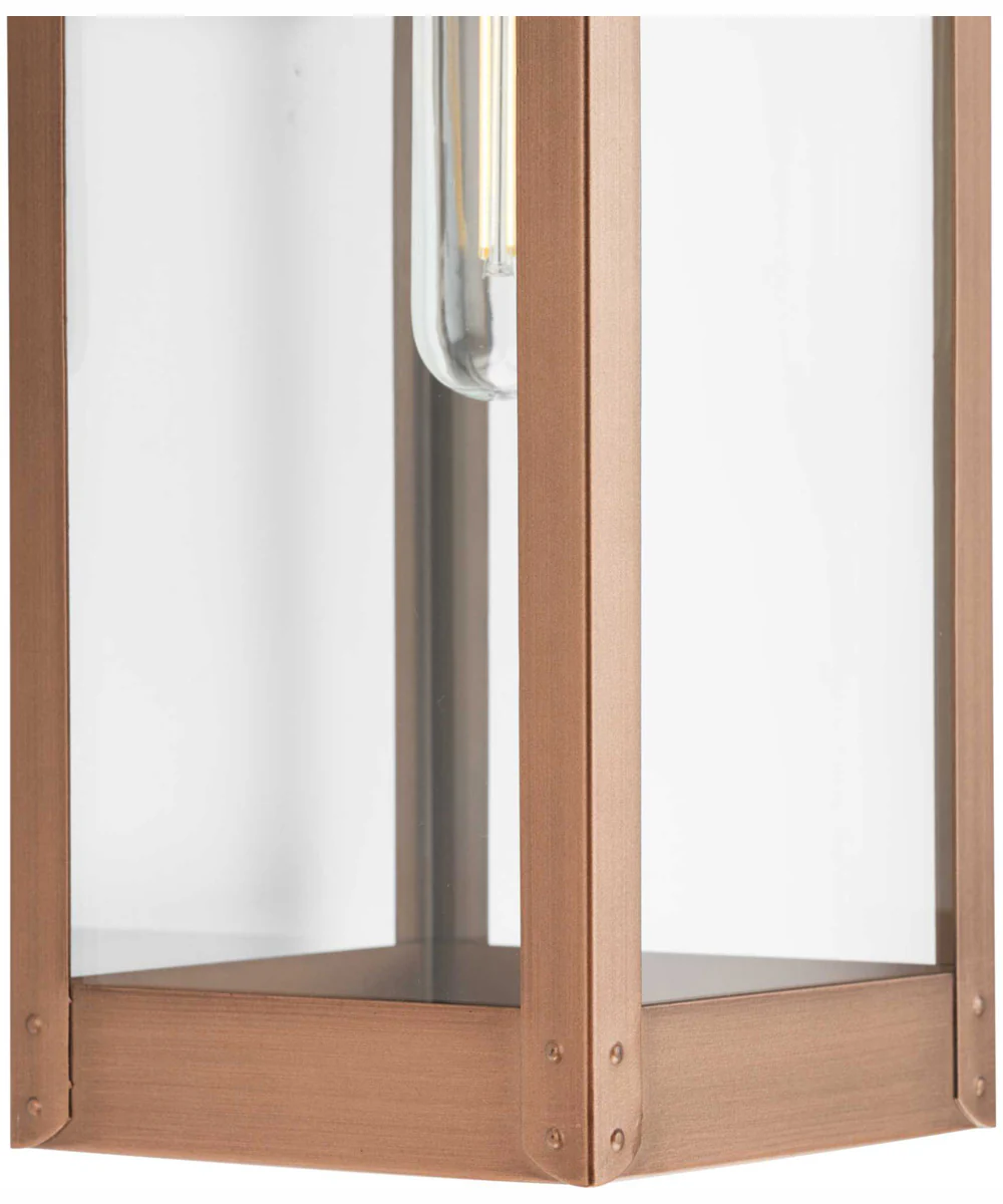 Union Square 1-Light Medium Urban Industrial Outdoor Wall Lantern Antique Copper - Image 3