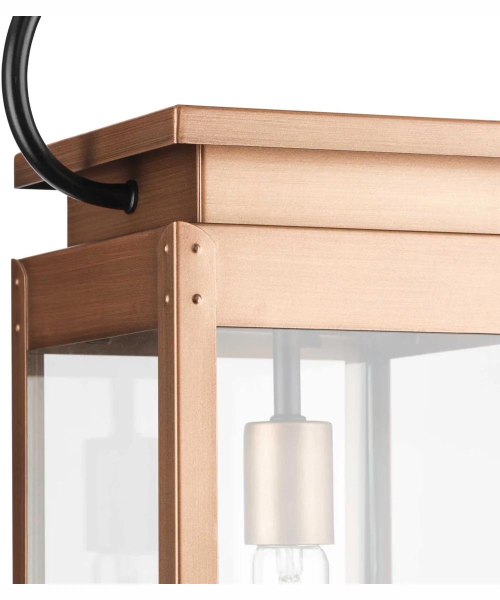 Union Square 1-Light Urban Industrial Hanging Lantern Antique Copper - Image 5