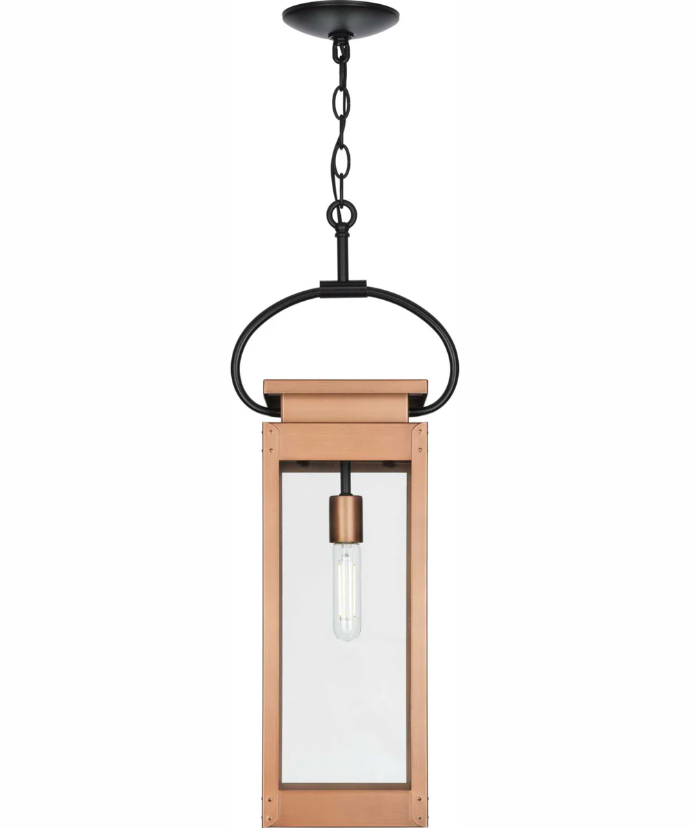 Union Square 1-Light Urban Industrial Hanging Lantern Antique Copper - Image 6