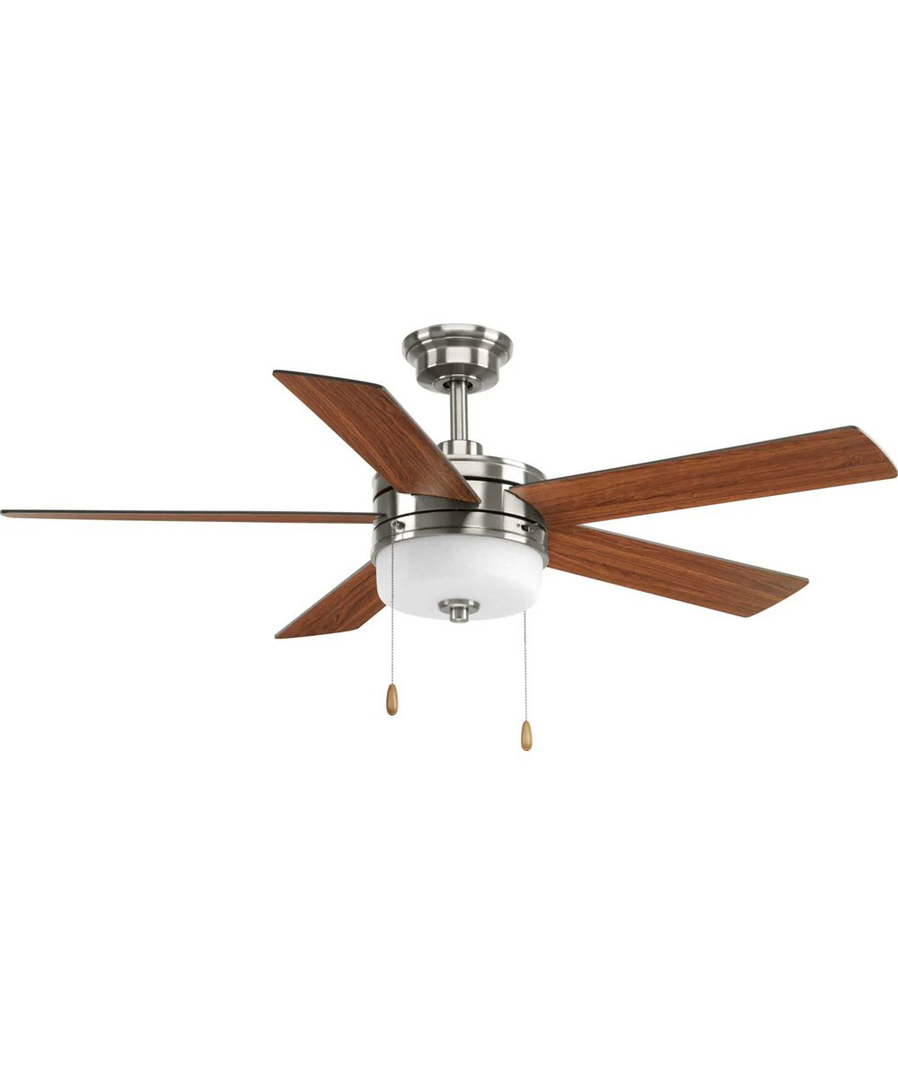 Verada 52" 5-Blade Ceiling Fan with LED Light Brushed Nickel - Image 3