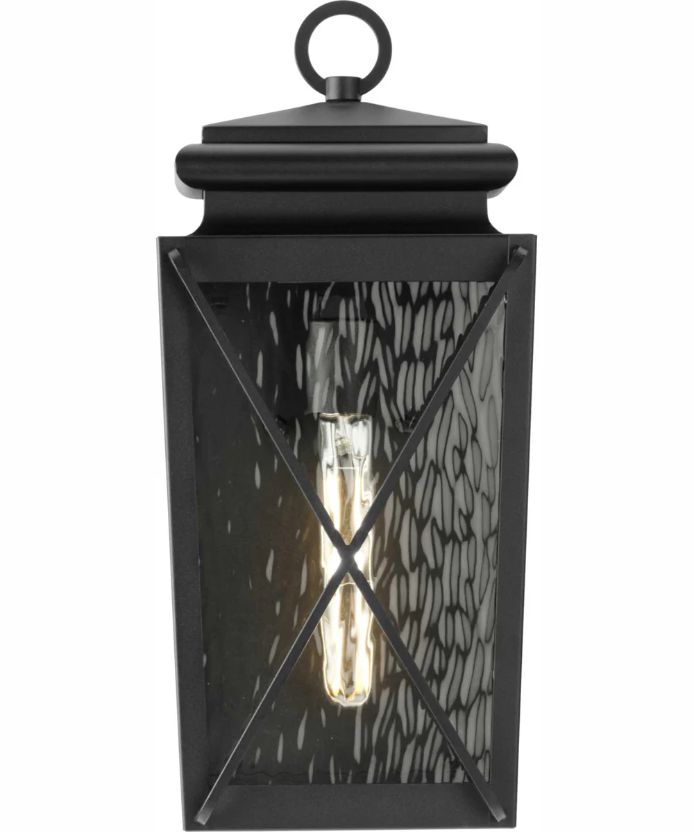 Wakeford 1-Light Transitional Outdoor Small Wall Lantern Textured Black - Image 3