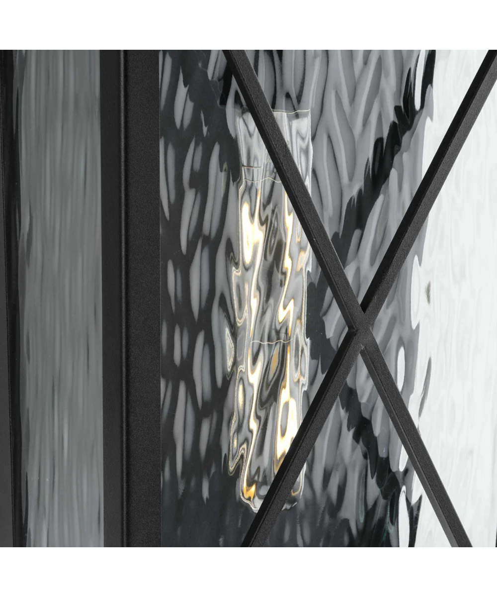 Wakeford 1-Light Transitional Outdoor Small Wall Lantern Textured Black - Image 4