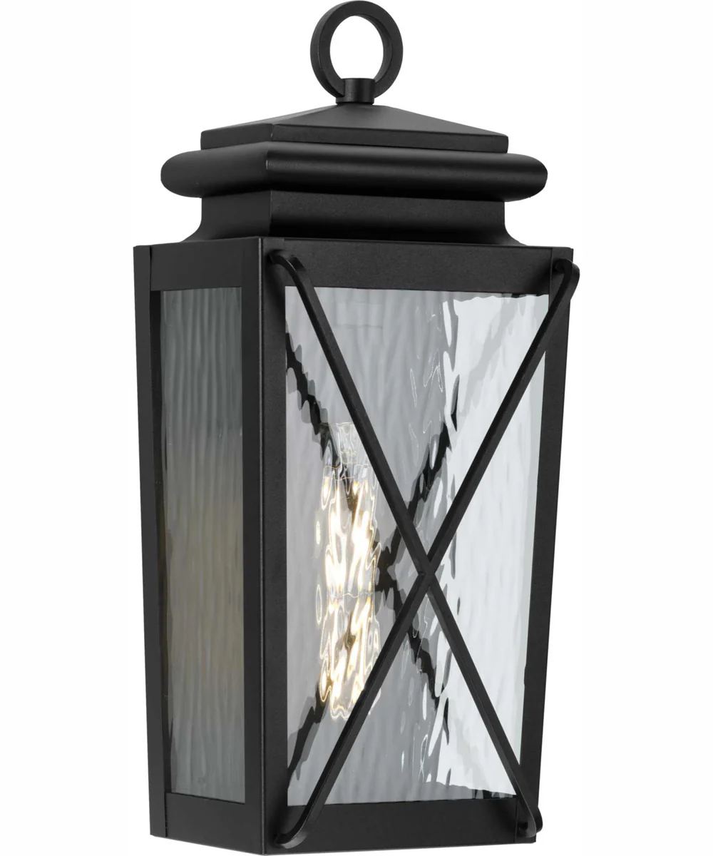 Wakeford 1-Light Transitional Outdoor Small Wall Lantern Textured Black - Image 5