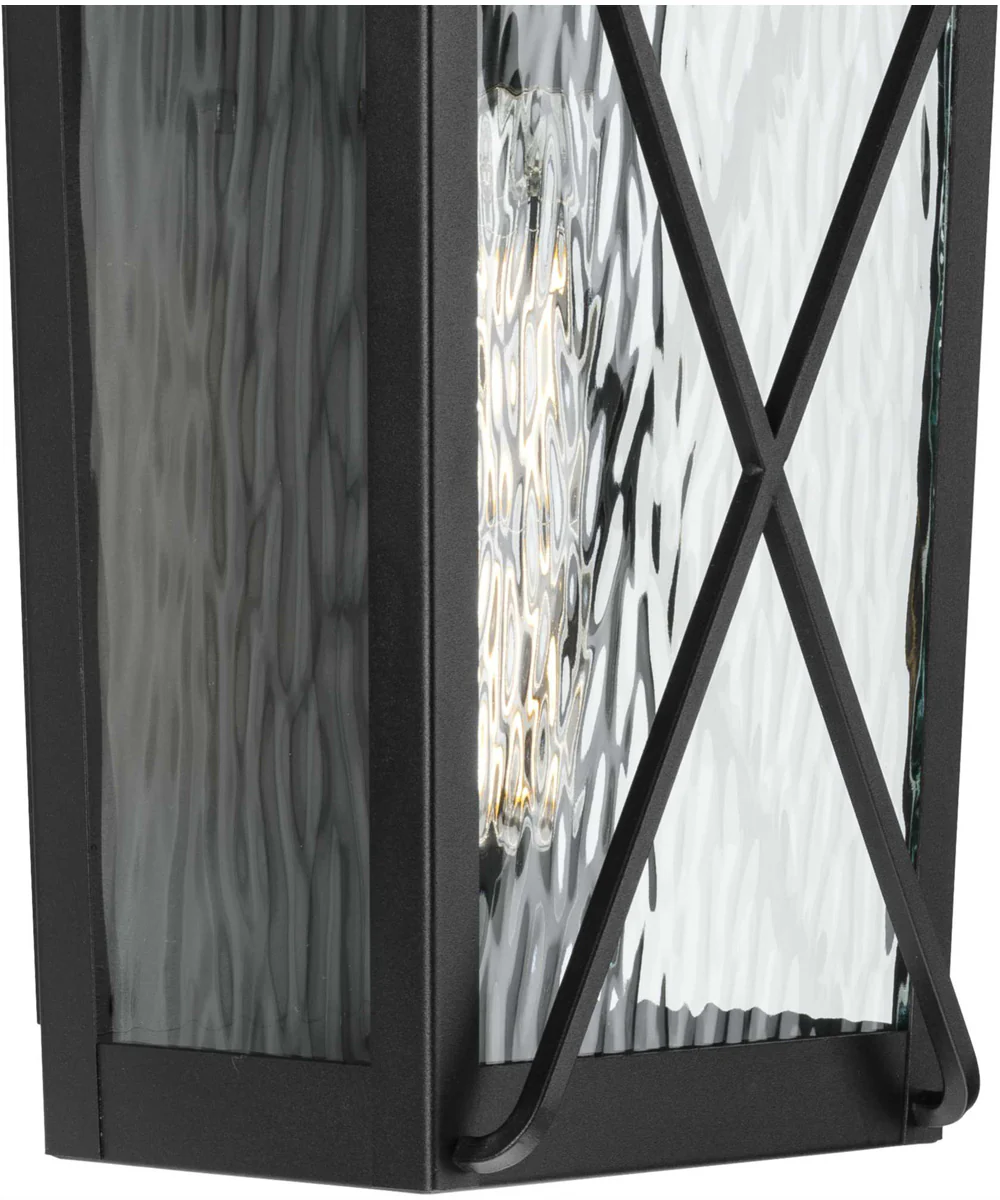 Wakeford 1-Light Transitional Outdoor Small Wall Lantern Textured Black - Image 9
