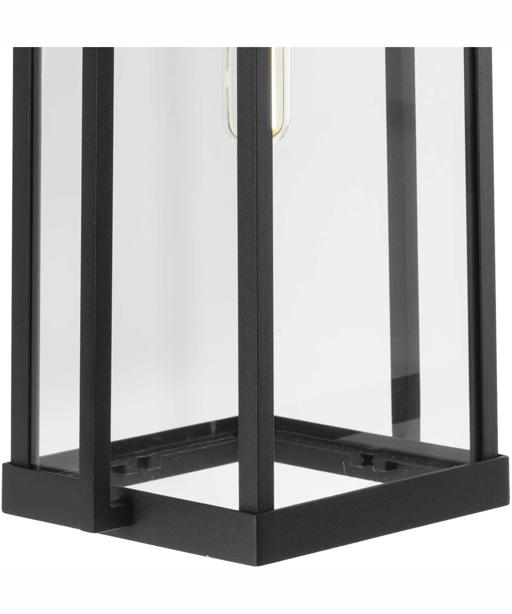 Walcott 1-Light Modern Farmhouse Outdoor Large Wall Lantern Textured Black - Image 6