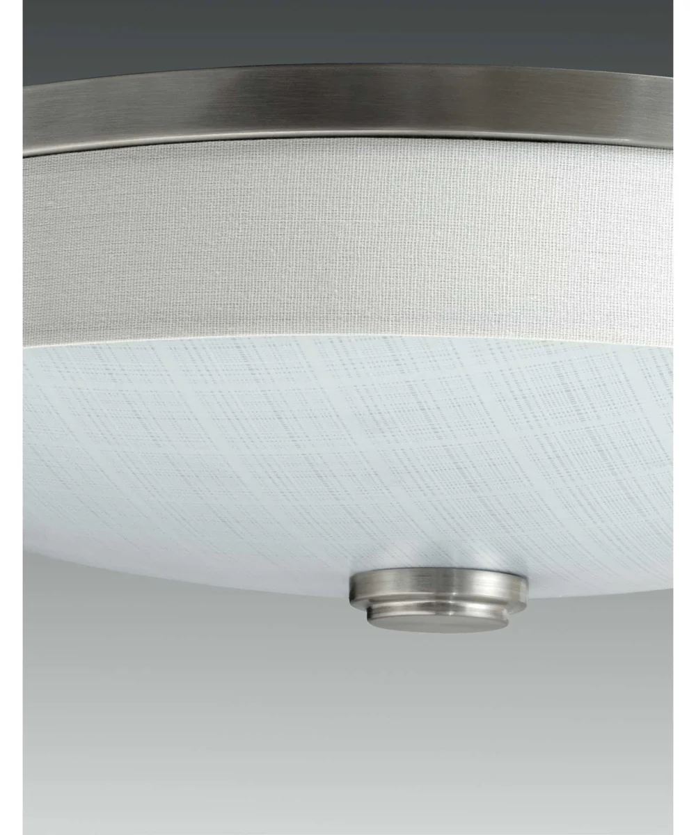 Weaver LED 1-Light 10" LED Flush Mount Brushed Nickel - Image 2