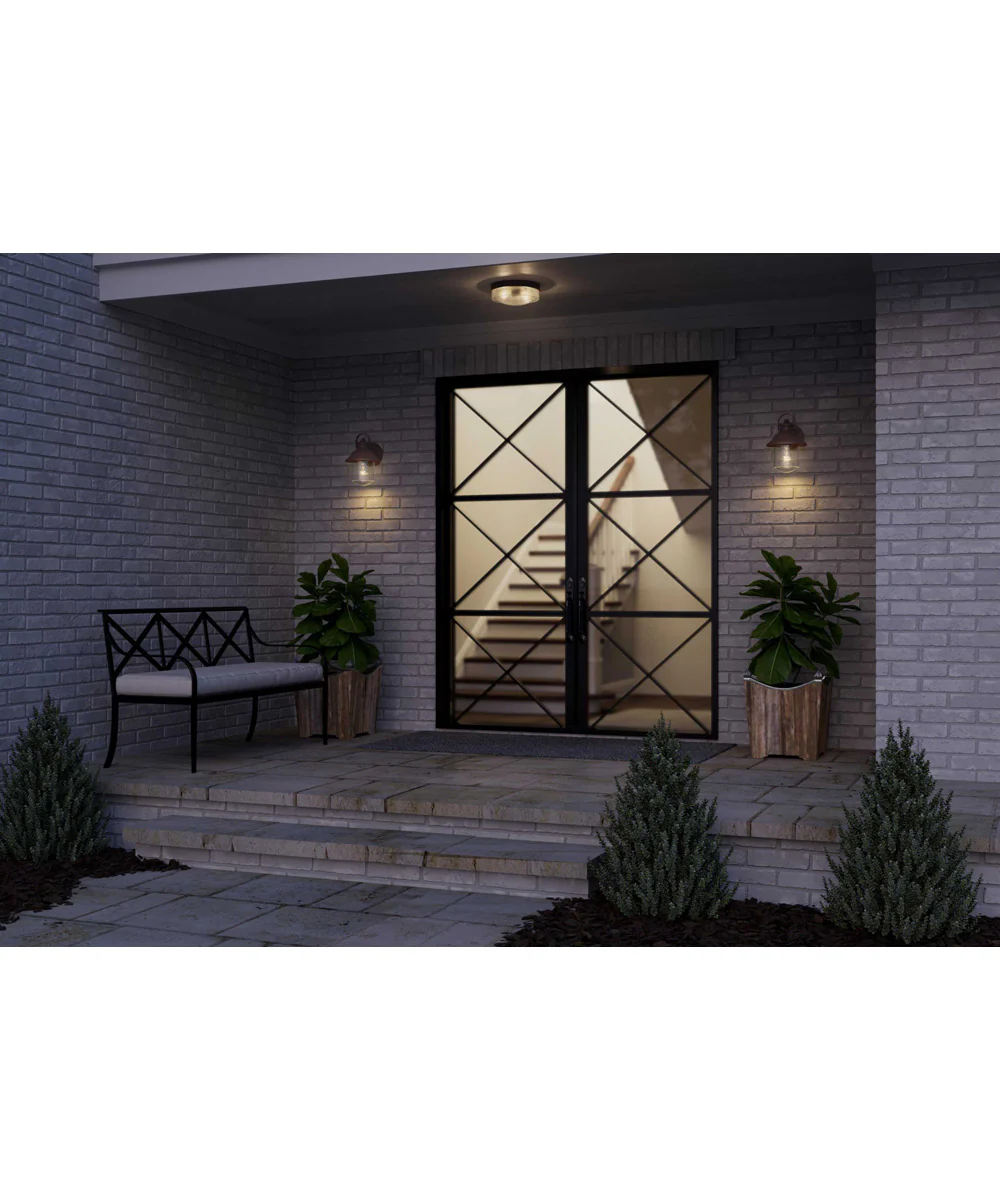 Weldon 1-Light Medium Wall Lantern Architectural Bronze - Image 2