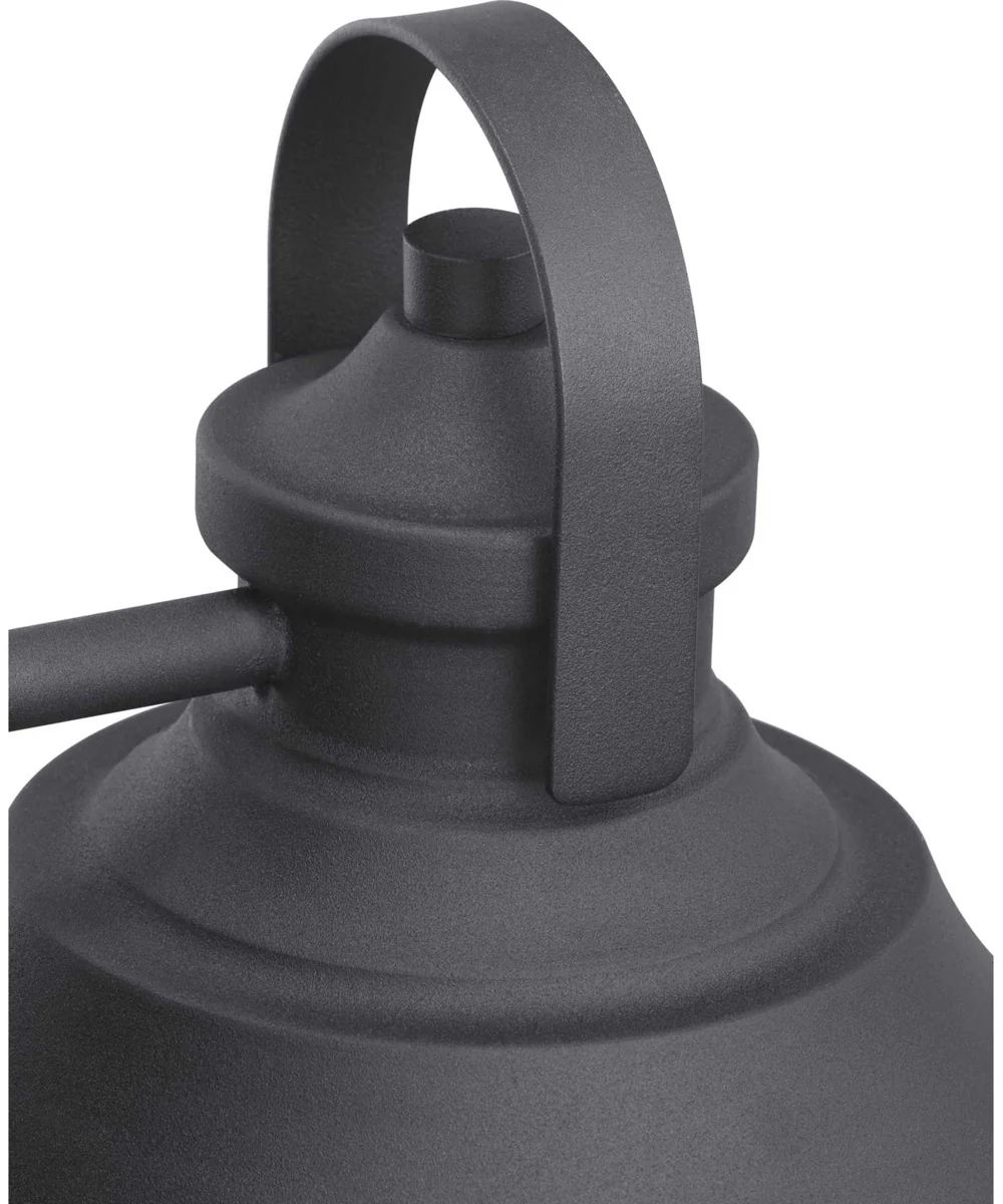 Weldon 1-Light Medium Wall Lantern Textured Black - Image 4