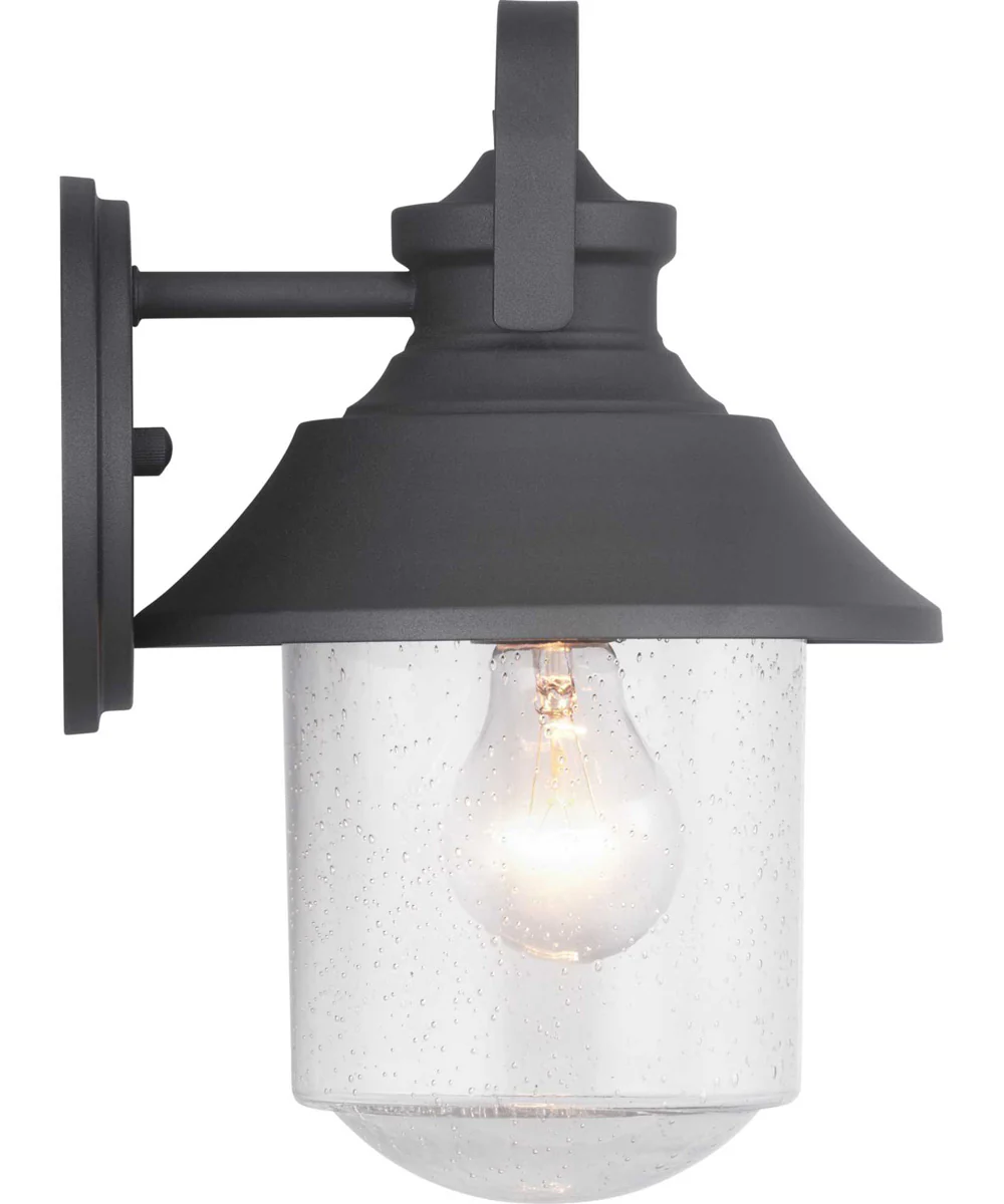 Weldon 1-Light Medium Wall Lantern Textured Black - Image 6