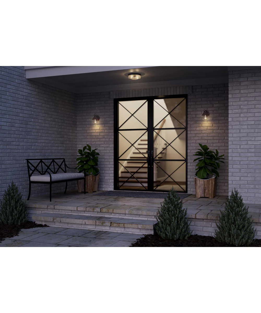 Weldon 1-Light Small Wall Lantern Architectural Bronze - Image 3