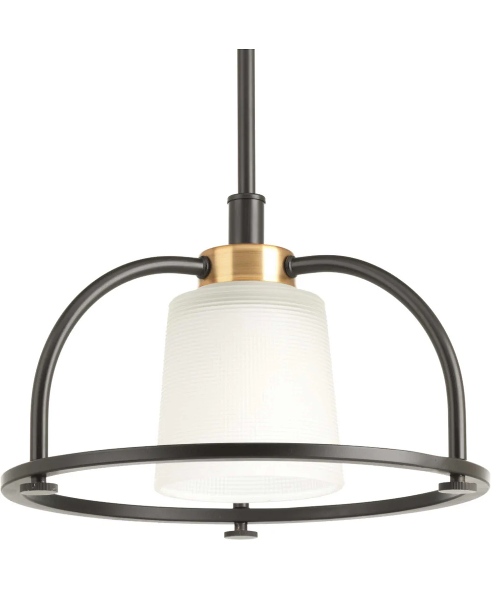 West Village 13-1/2" 1-Light Semi-Flush Convertible Antique Bronze - Image 2
