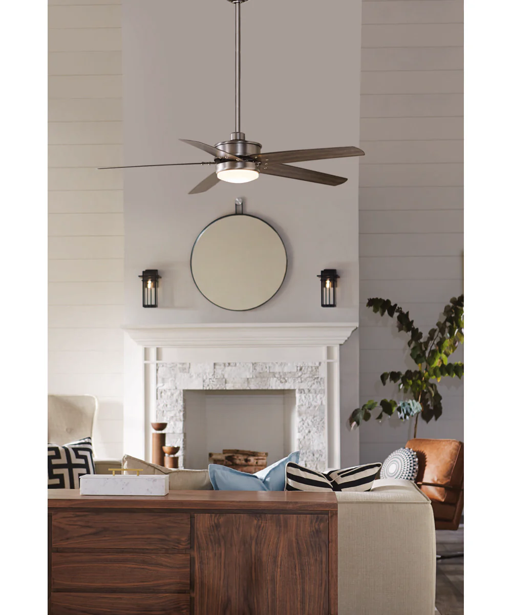 Whirl 60" Indoor/Outdoor 5-Blade Ceiling Fan Antique Nickel - Image 3