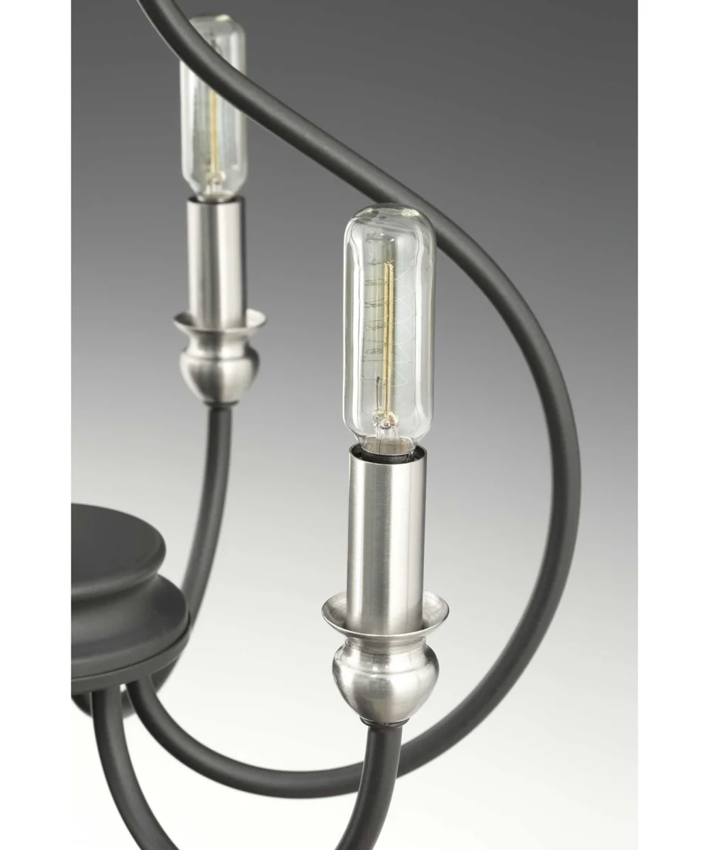 Whisp 3-Light Semi-Flush Convertible Graphite - Image 2