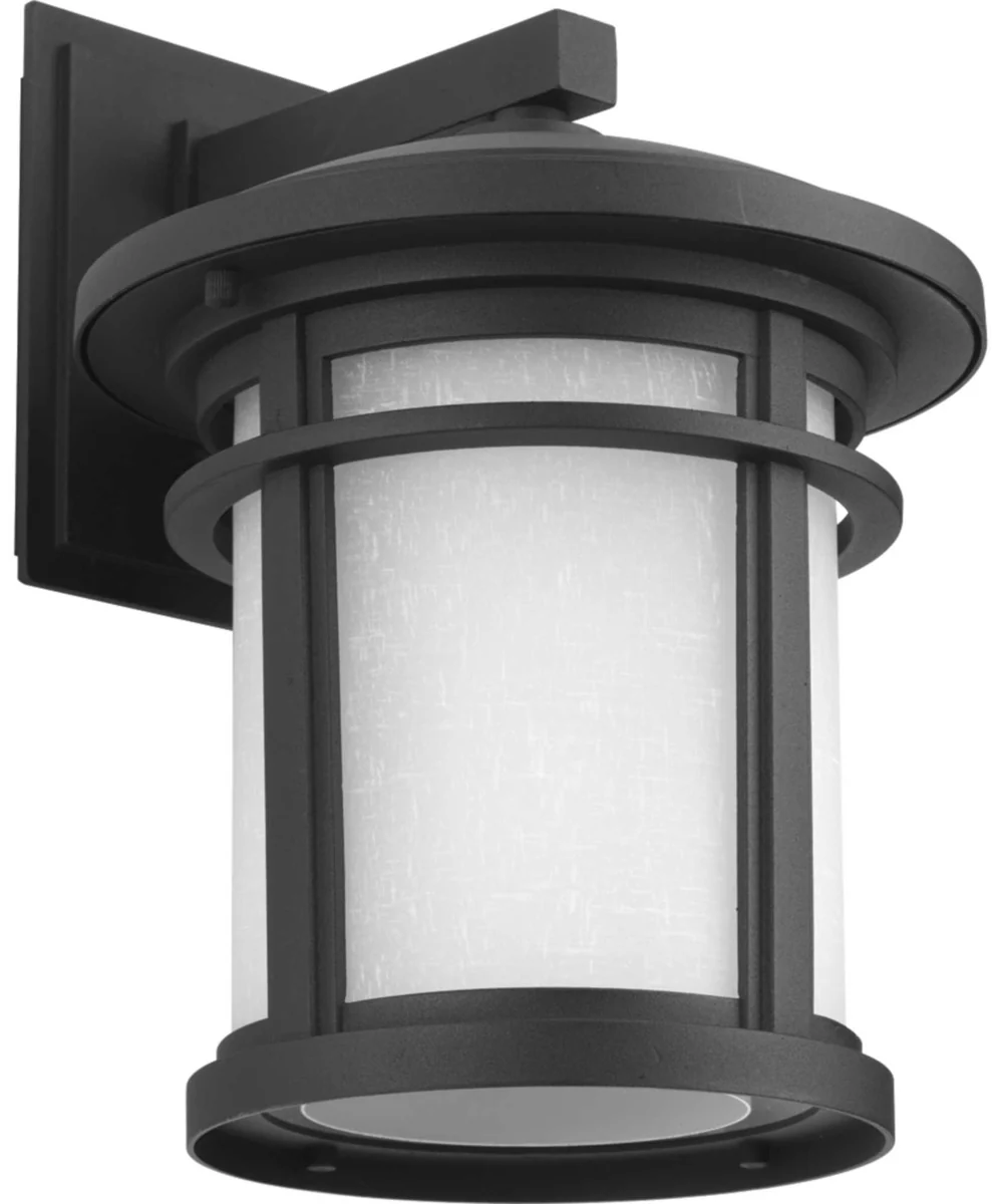 Wish 1-Light Medium LED Wall Lantern Textured Black - Image 3