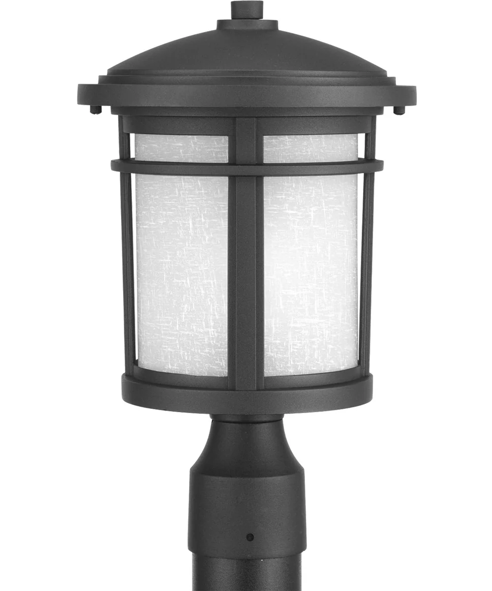 Wish 1-Light Post Lantern Textured Black
