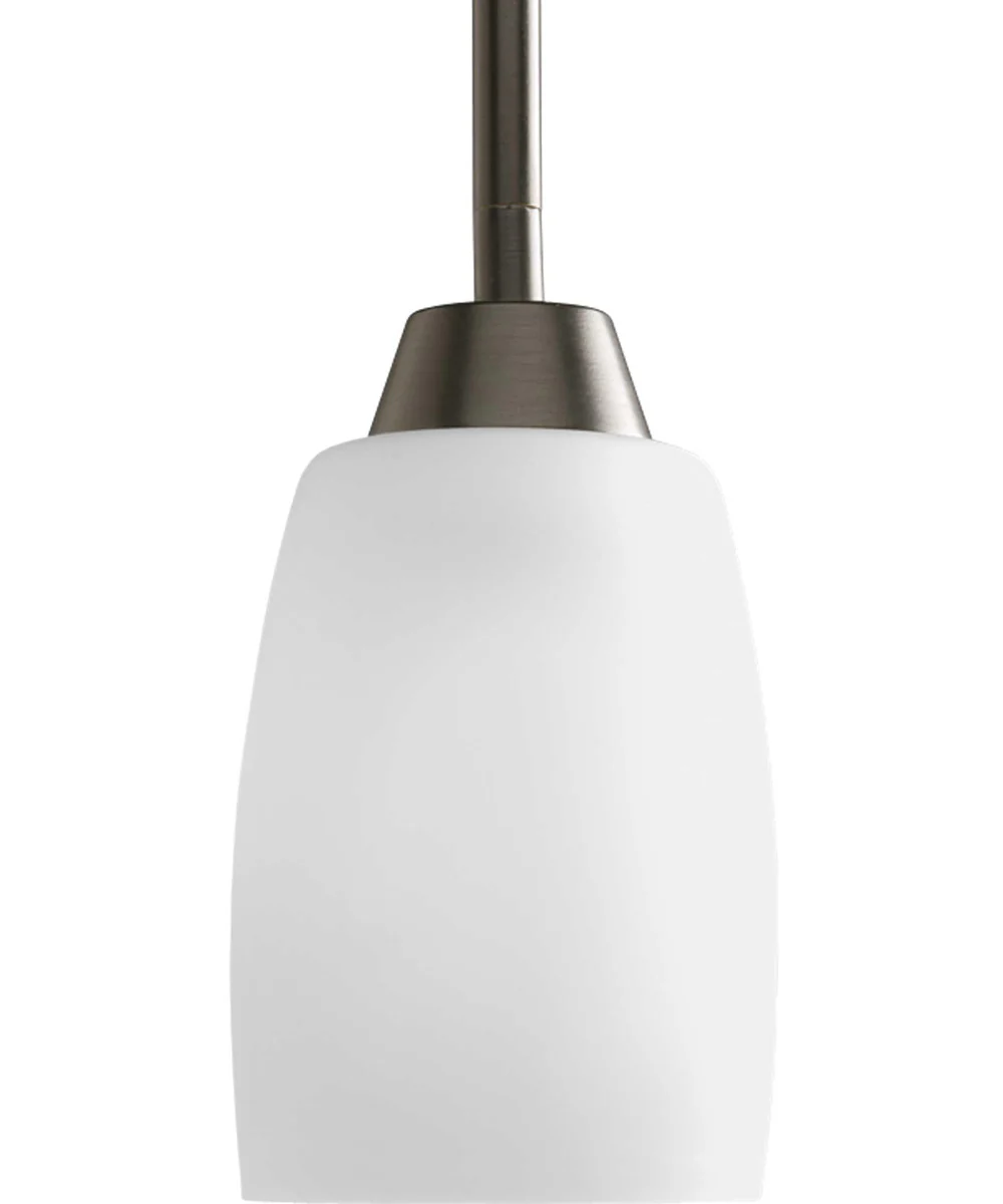 Wisten 1-Light Etched Glass Modern Mini-Pendant Light Antique Bronze