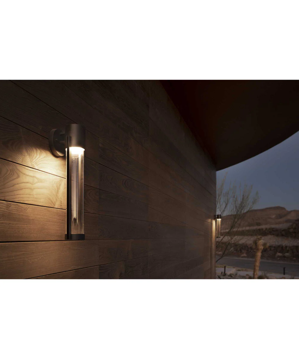 Z-1030 1-Light LED Medium Wall Lantern Textured Black - Image 2