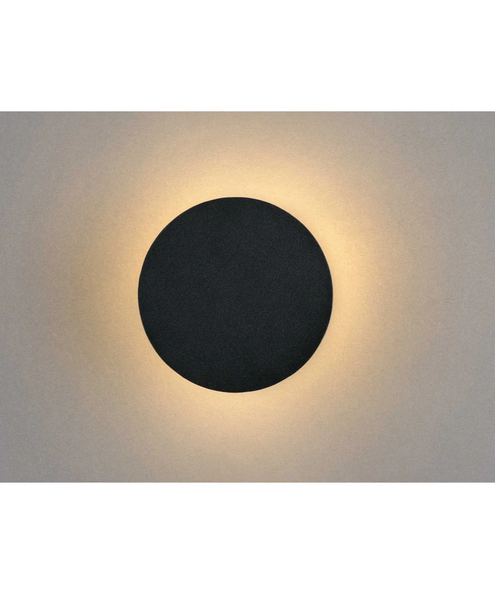 Z-2020 LED 1-Light Modern Style indoor/Outdoor Wall Light Textured Black - Image 3