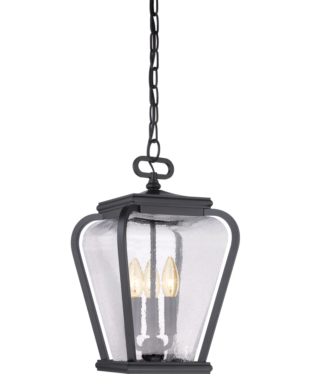 Province Large 3-light Outdoor Pendant Light Mystic Black - Image 2