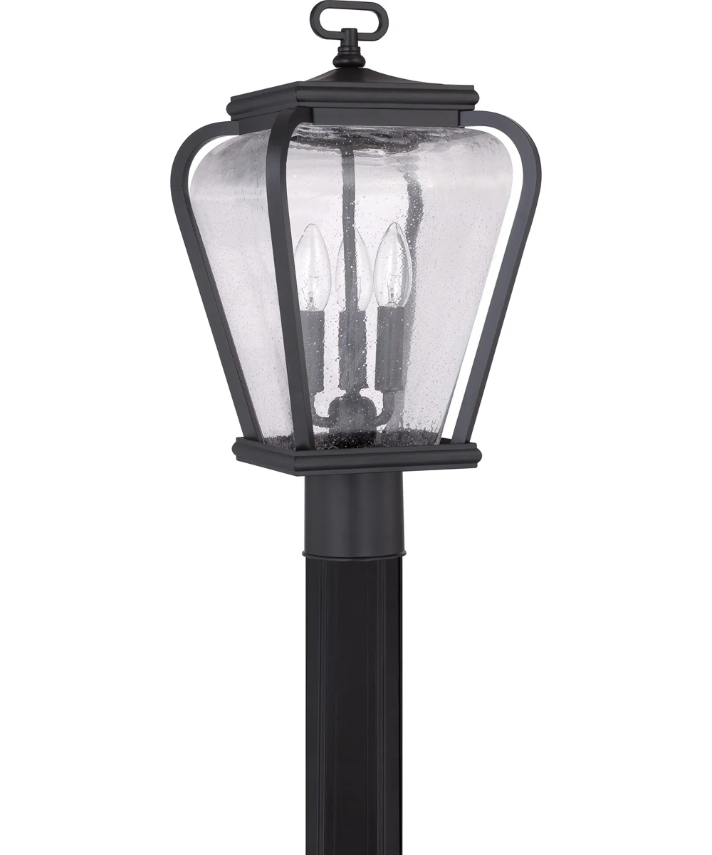Province Large 3-light Outdoor Post Light Mystic Black - Image 3