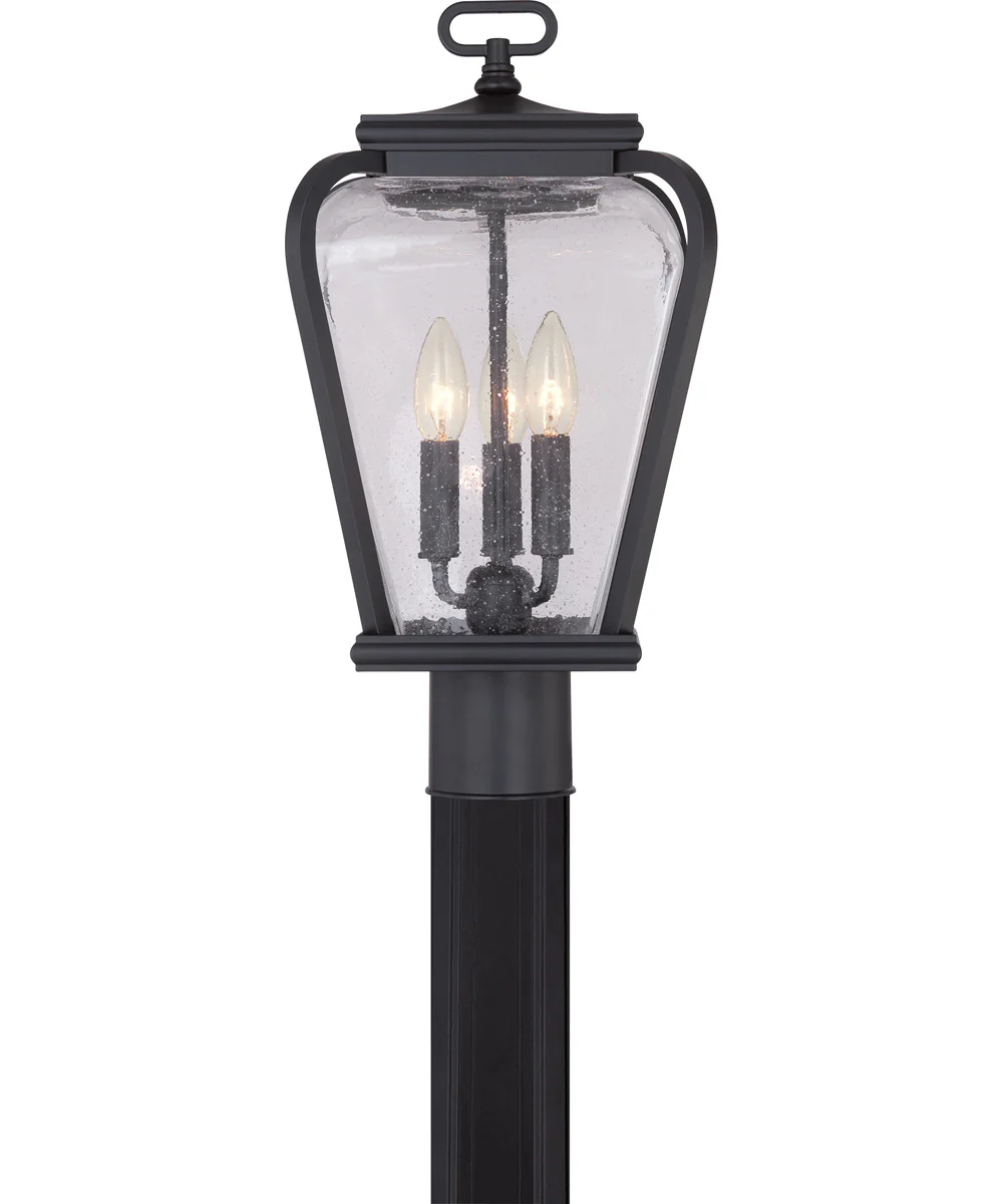Province Large 3-light Outdoor Post Light Mystic Black - Image 5