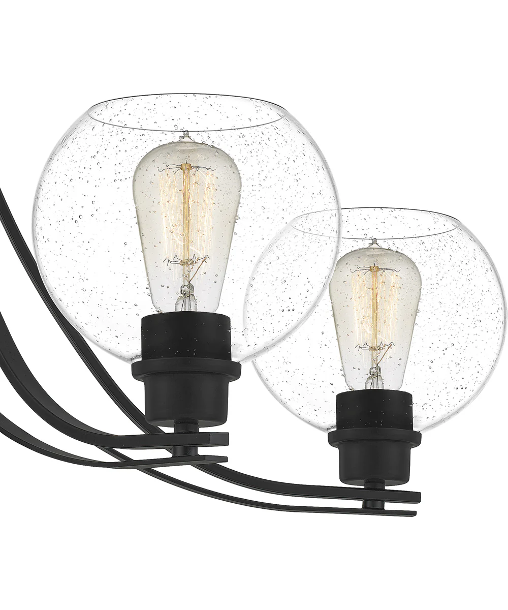 Pruitt 9-light Chandelier Matte Black - Image 6