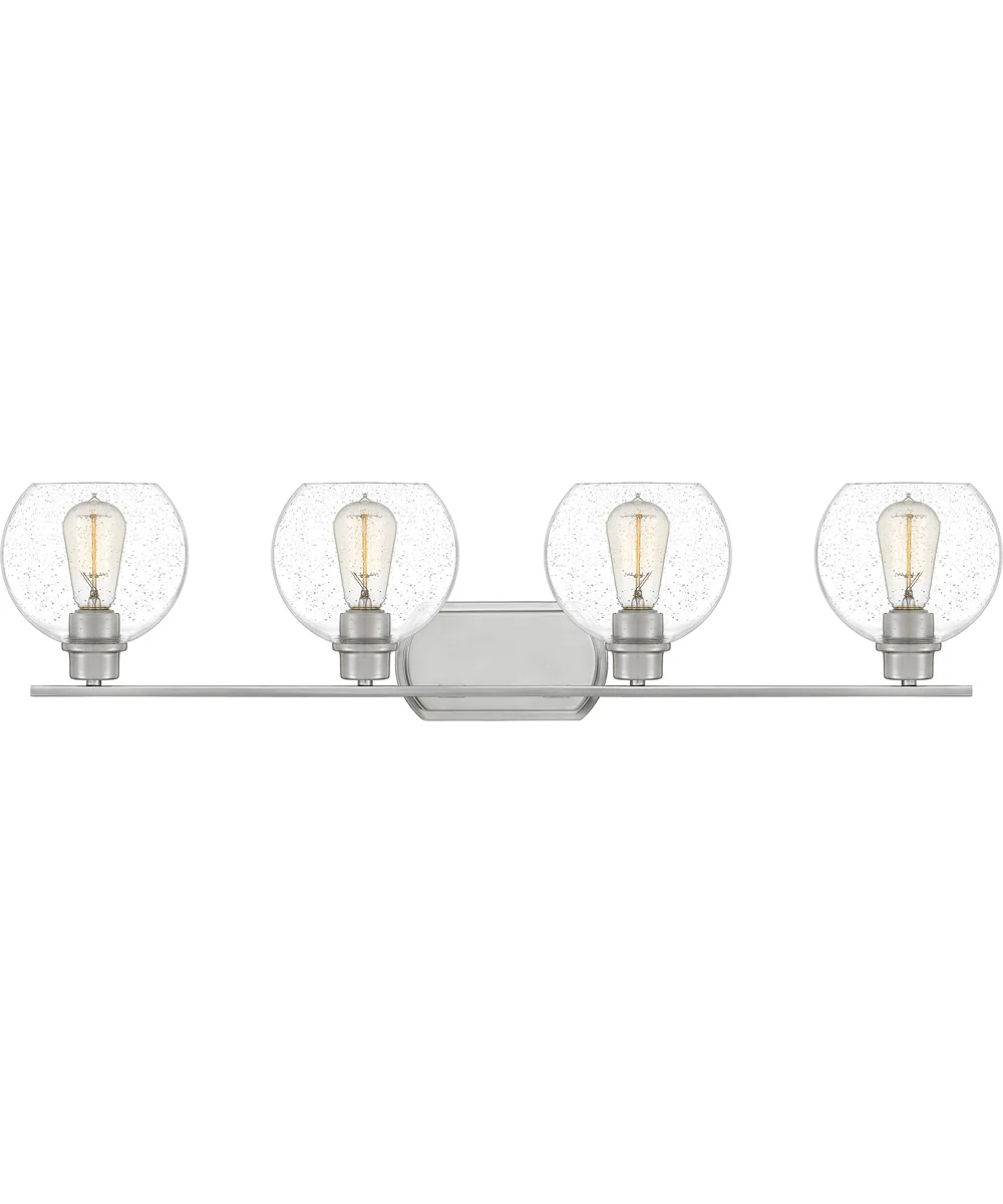 Pruitt Extra Large 4-light Bath Light Brushed Nickel - Image 2