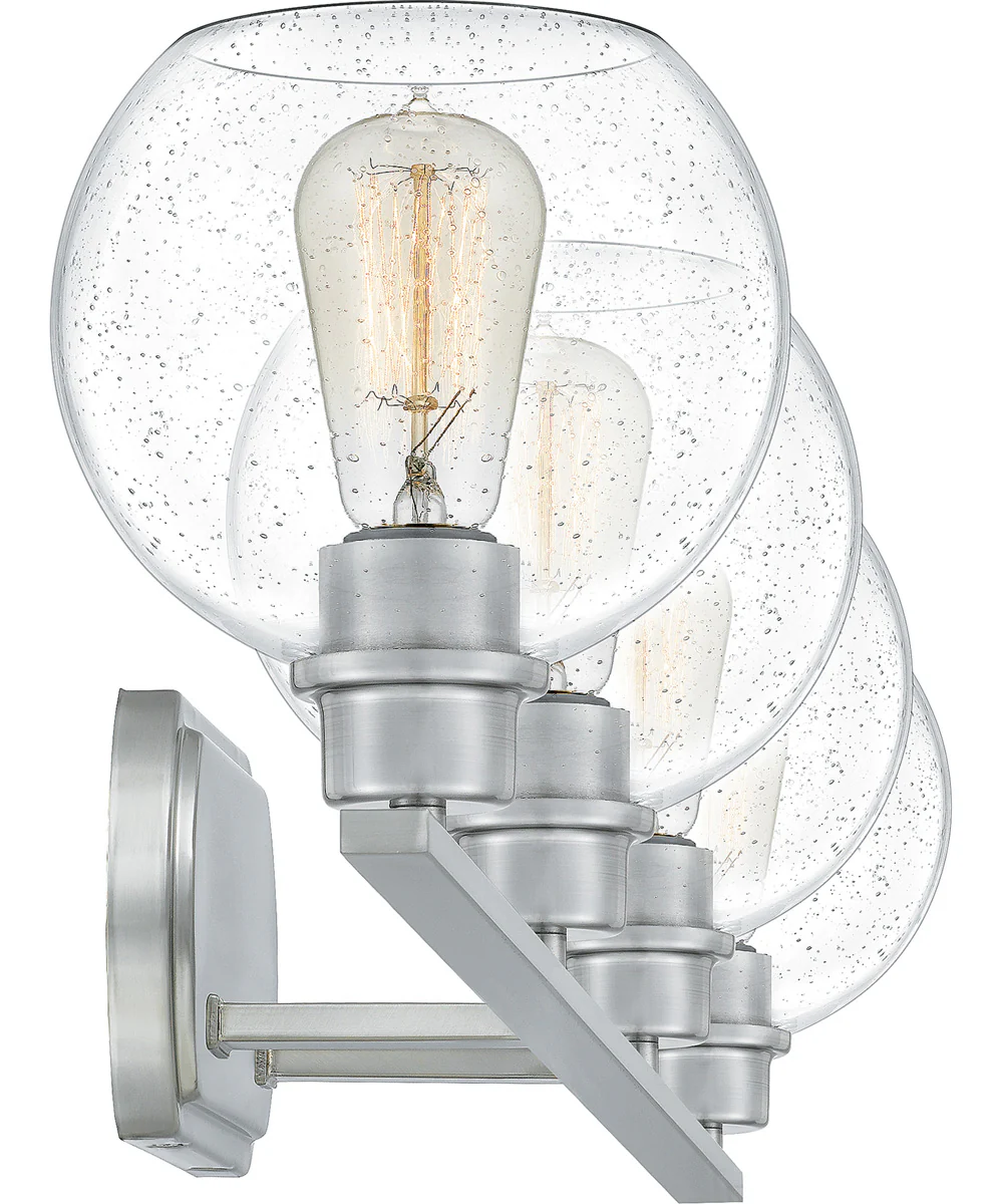 Pruitt Extra Large 4-light Bath Light Brushed Nickel - Image 5