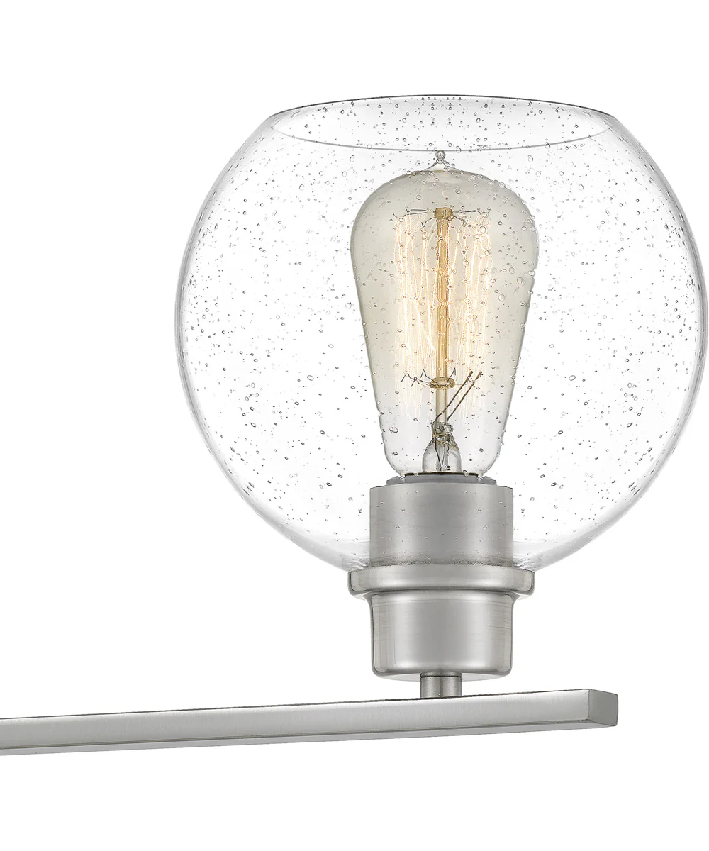 Pruitt Extra Large 4-light Bath Light Brushed Nickel - Image 6