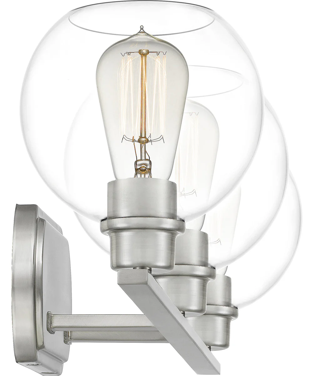Pruitt Large 3-light Bath Light Brushed Nickel - Image 5
