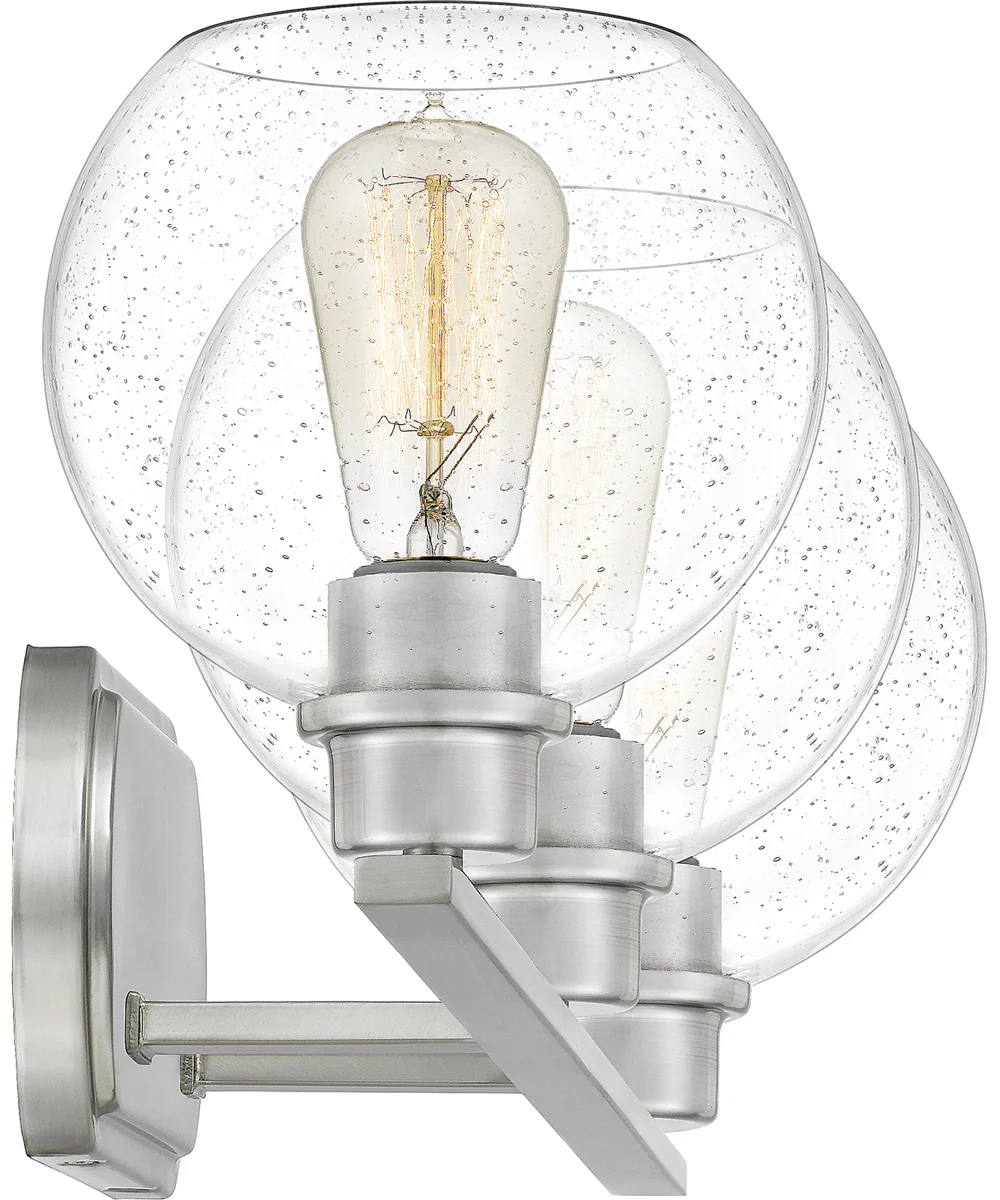 Pruitt Large 3-light Bath Light Brushed Nickel - Image 5
