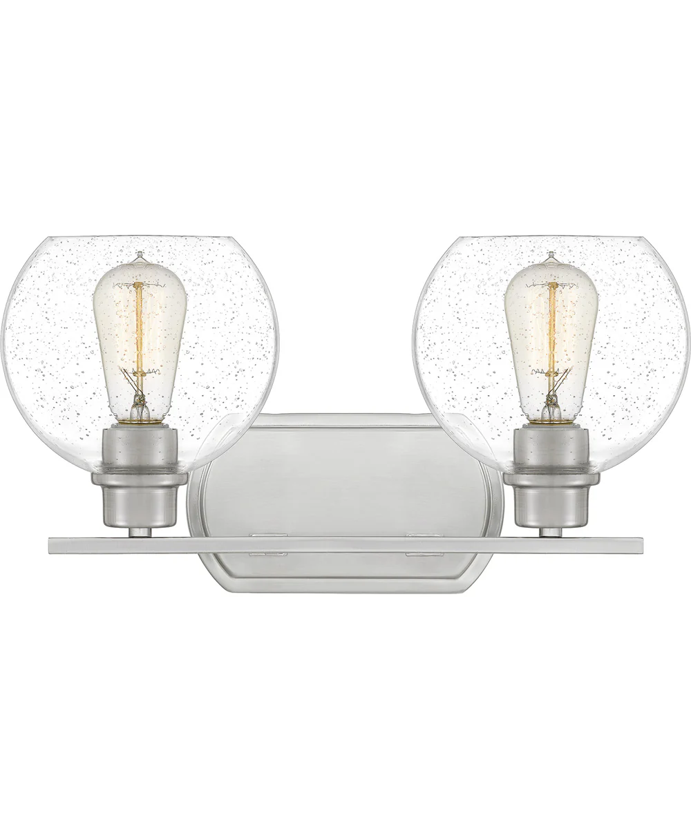 Pruitt Medium 2-light Bath Light Brushed Nickel - Image 2