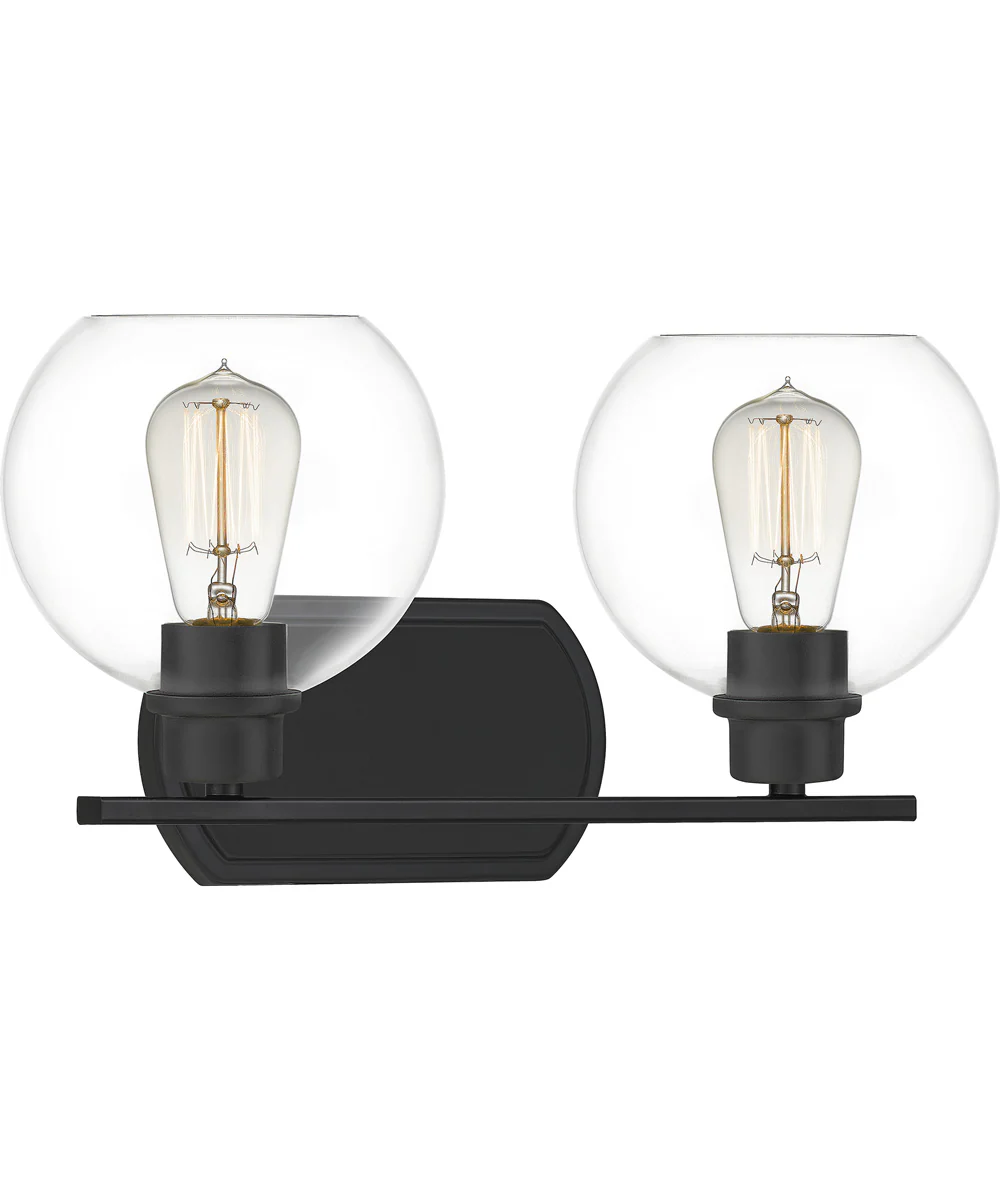 Pruitt Medium 2-light Bath Light Matte Black - Image 4