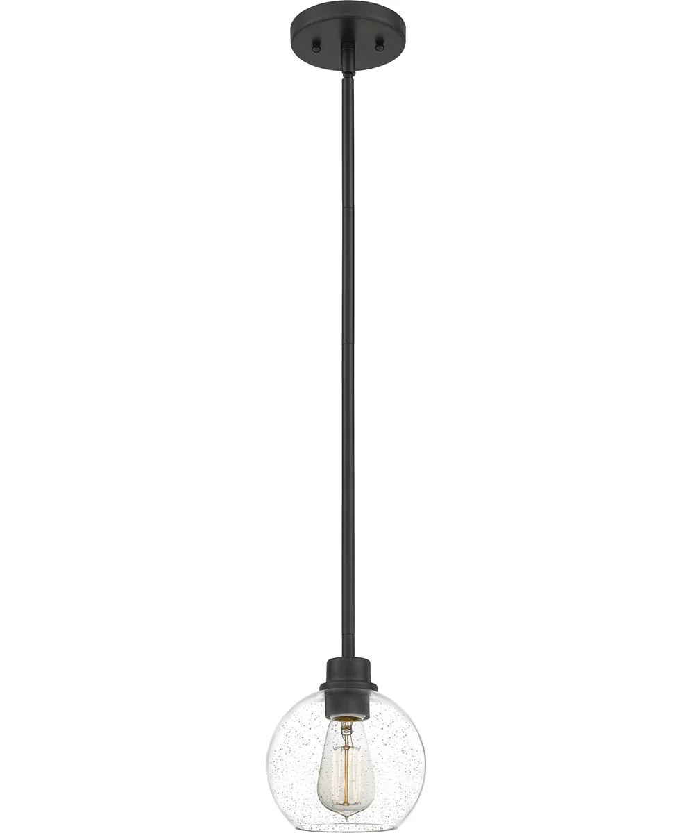 Pruitt Small 1-light Mini Pendant Matte Black - Image 2