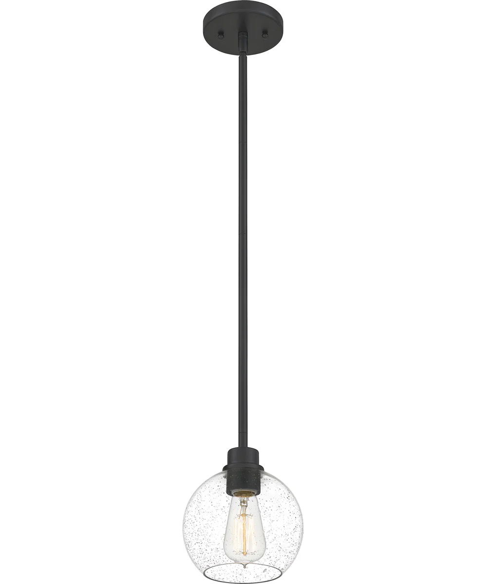Pruitt Small 1-light Mini Pendant Matte Black - Image 4