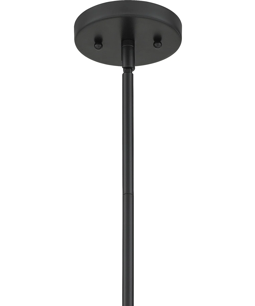 Pruitt Small 1-light Mini Pendant Matte Black - Image 6