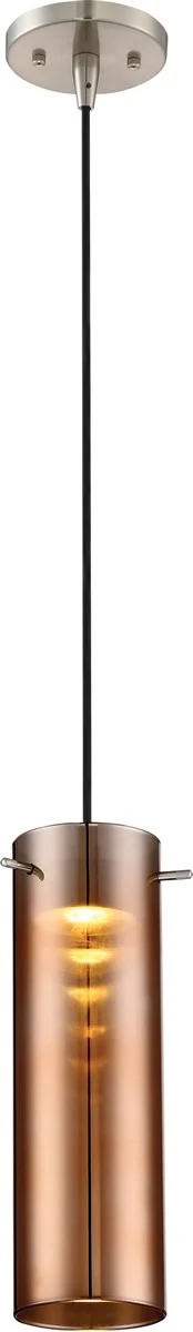 Pulse 1-Light LED Pendant Brushed Nickel