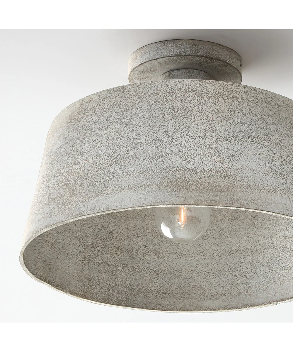 Quarry 1-Light Semi-Flush Stucco - Image 3