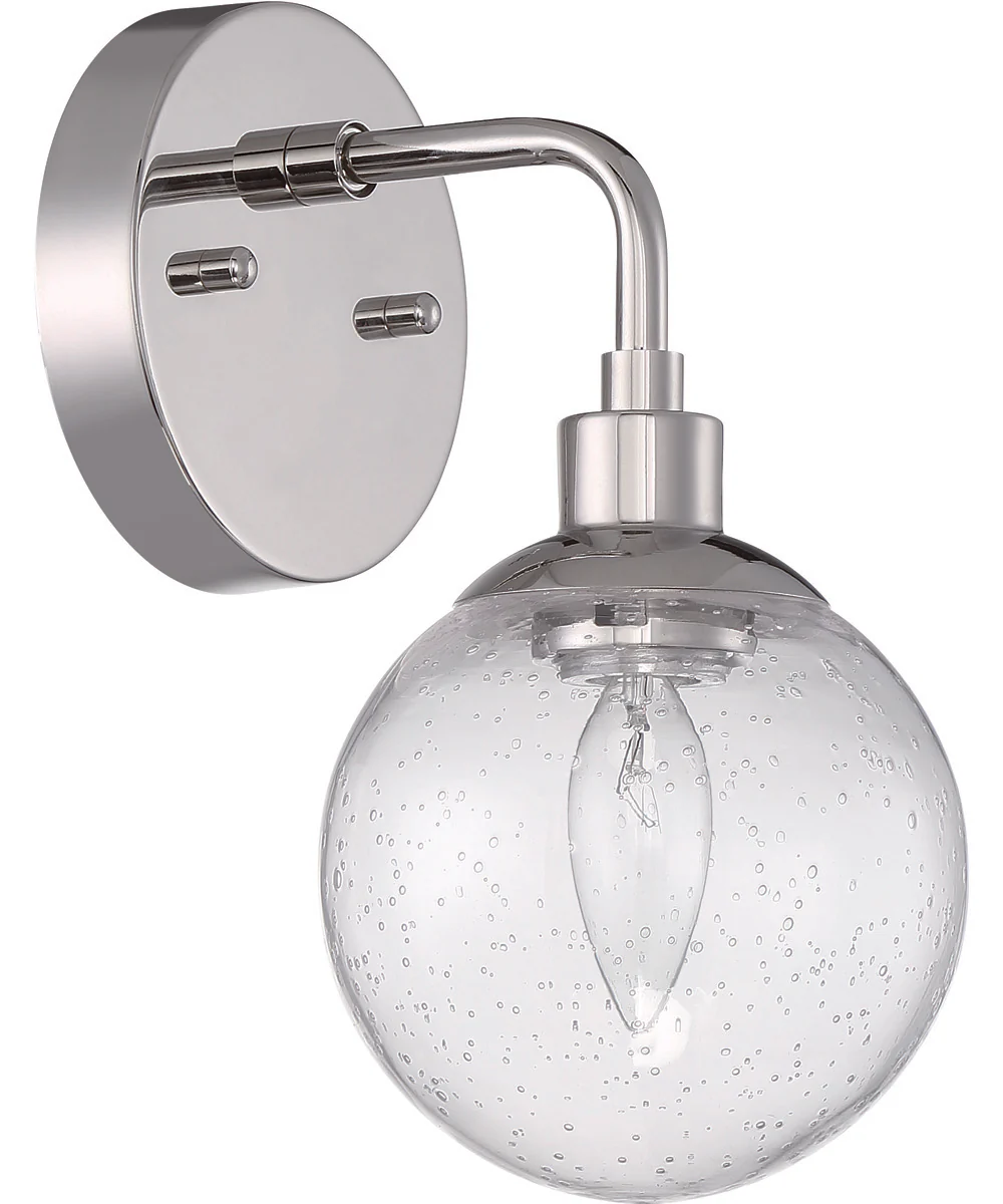 Que 1-Light Wall Sconce Chrome - Image 2