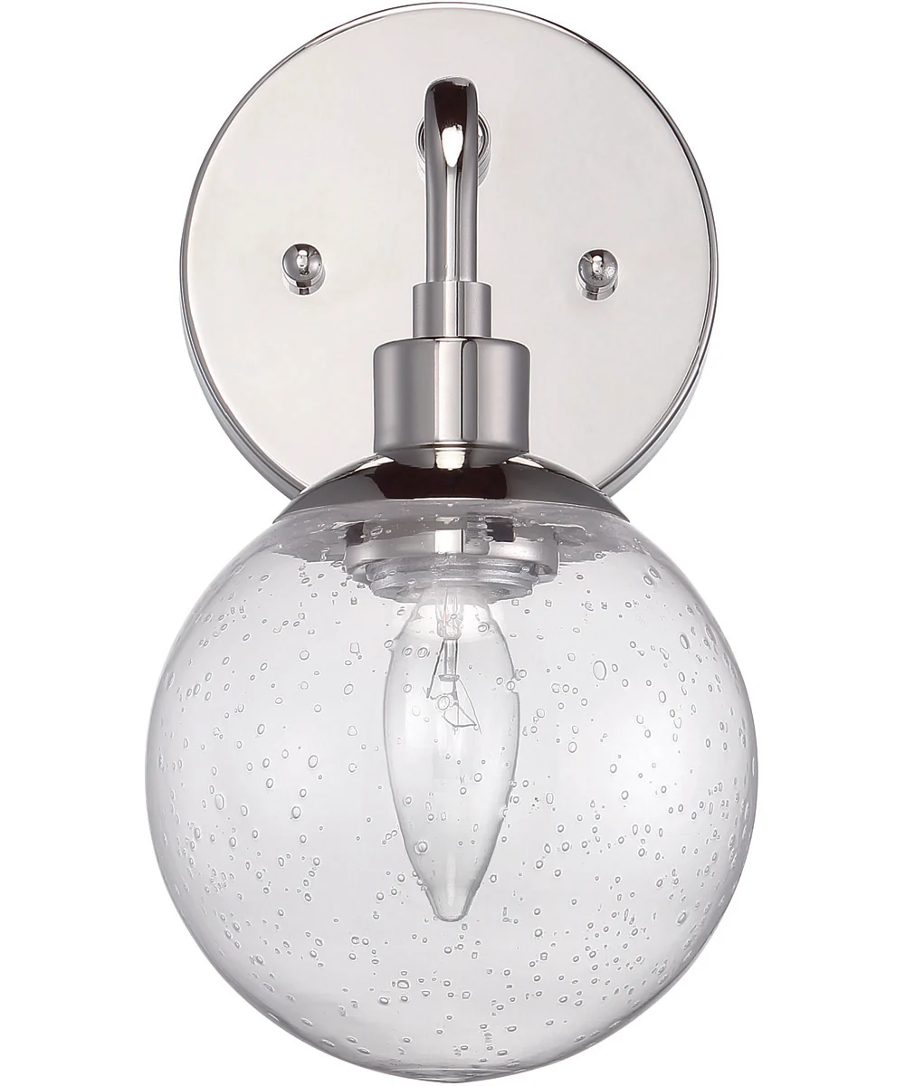 Que 1-Light Wall Sconce Chrome - Image 4
