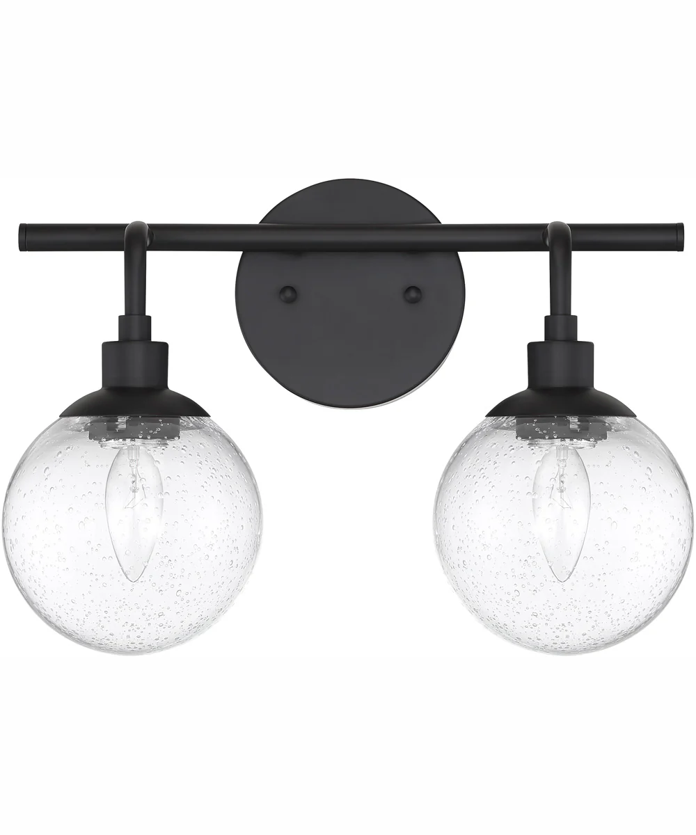 Que 2-Light Vanity Flat Black - Image 4