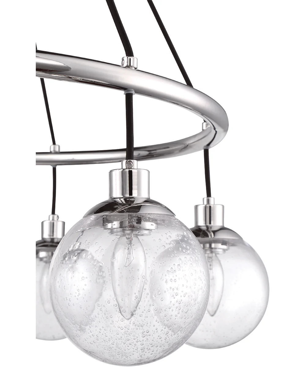 Que 6-Light Chandelier Chrome - Image 5