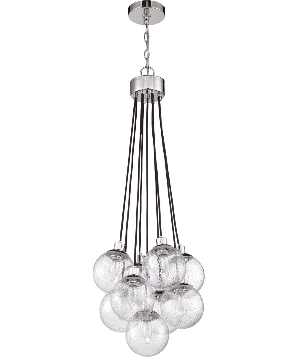 Que 9-Light Pendant Chrome - Image 3