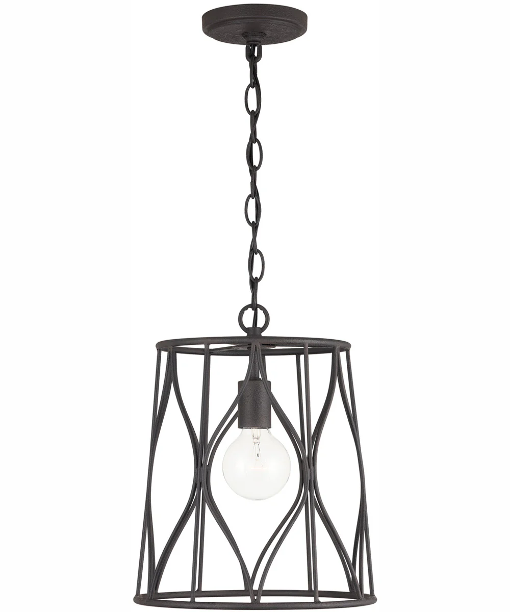 Quill 1-Light Pendant Rustic Iron - Image 5