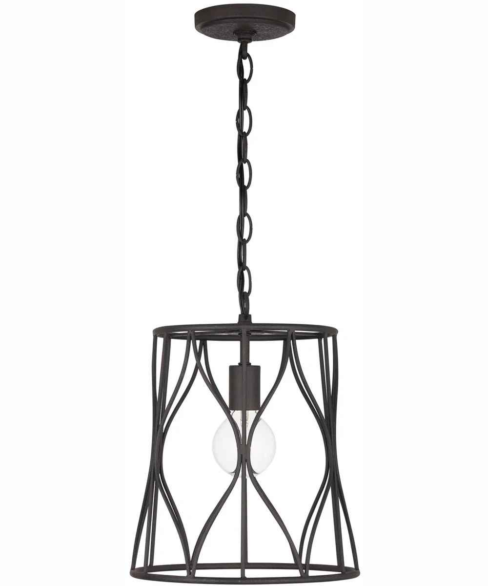 Quill 1-Light Pendant Rustic Iron - Image 6