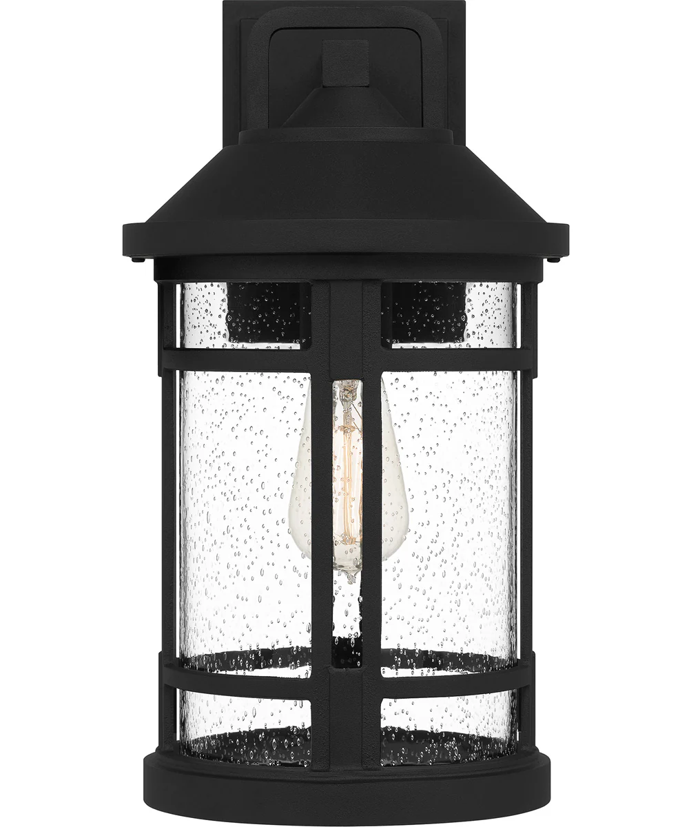 Quincy Large 1-light Outdoor Wall Light  Coastal Armour Aluminum Earth Black - Image 4