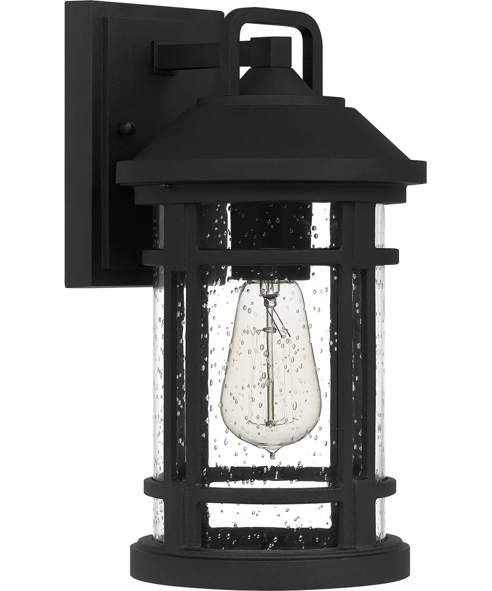Quincy Medium 1-light Outdoor Wall Light  Coastal Armour Aluminum Earth Black - Image 3