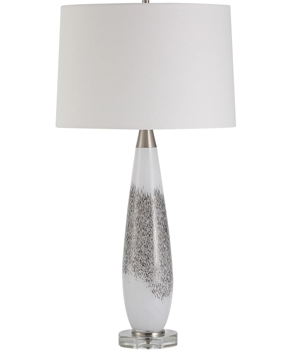 Quinn White & Silver Table Lamp - Image 4