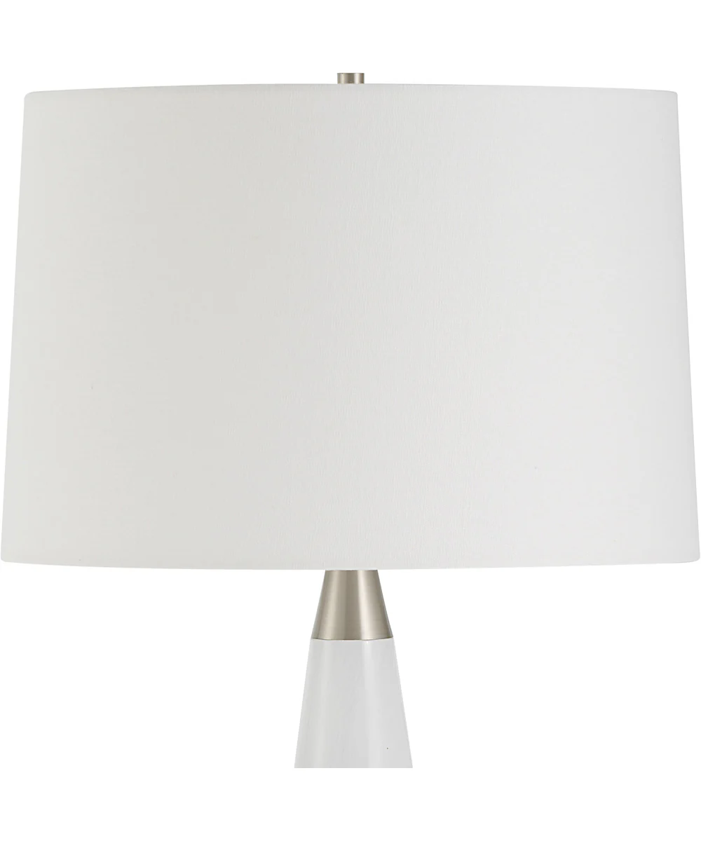 Quinn White & Silver Table Lamp - Image 5